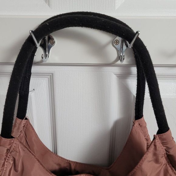 Indigo work to weekend duffle / tote bag, nylon, Mauve pink - Picture 4 of 9